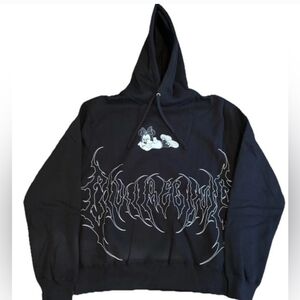 Black Graphic Hoodie